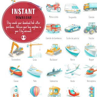 spanish-transportation-poster - Image 3