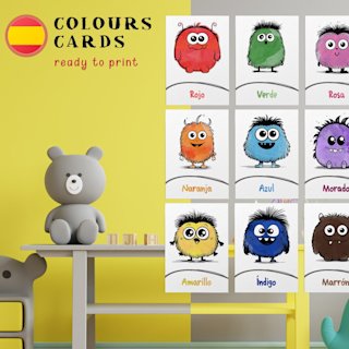 tarjetas-colores-espanol-flashcards - Image 1