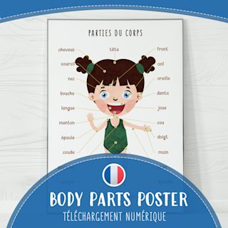 affiche-parties-du-corps-enfants - Image 1