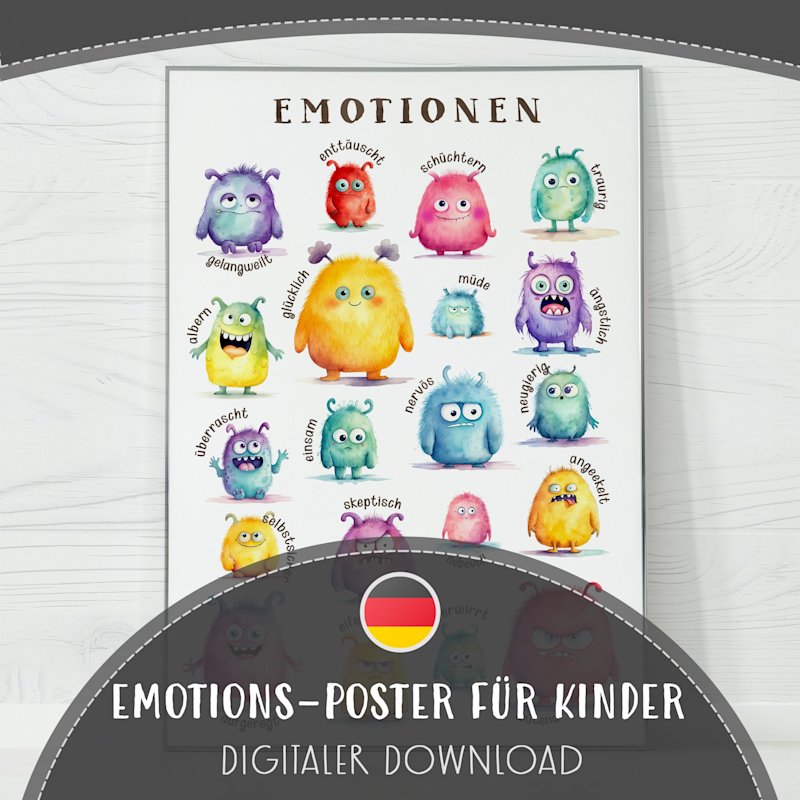 monster-gefuhle-poster-deutsch-o-german - Image 1