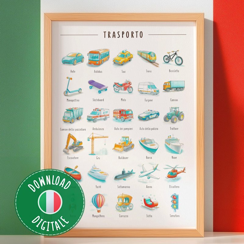 poster-veicoli-trasporto-italiano-auto - Image 1