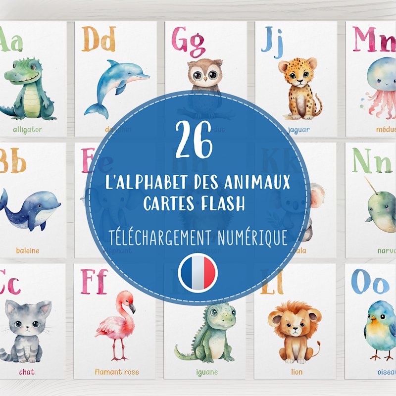 cartes-flash-alphabet-francais-pdf-o - Image 1