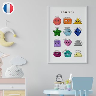 affiche-formes-enfants-francais-o - Image 1