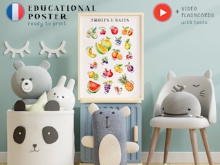 affiche-fruits-enfants-francais-o - Image 5