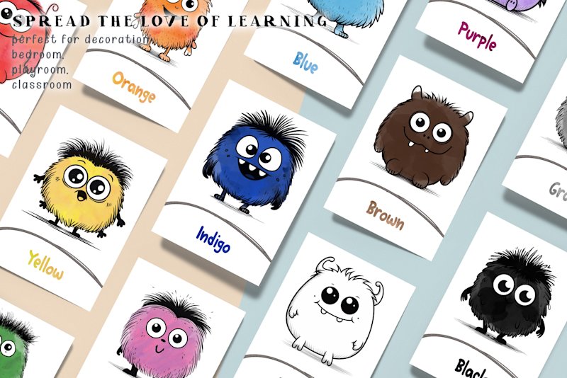 monster-color-flashcards-montessori - Image 6
