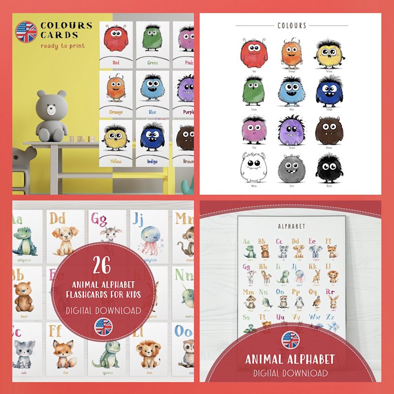 preschool-learning-pack-300-flashcards - Image 3