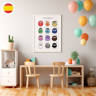 spanish-colors-poster-cute-monsters - Image 5