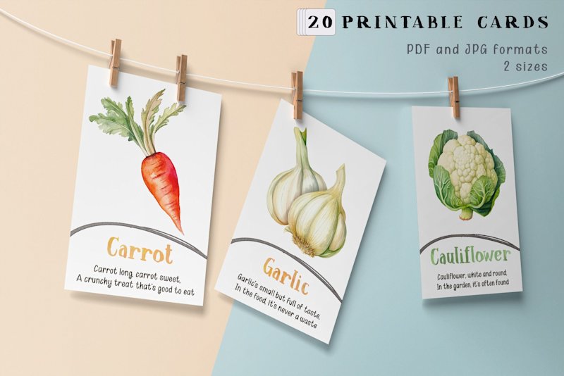 vegetable-flashcards-kids-rhymes - Image 4