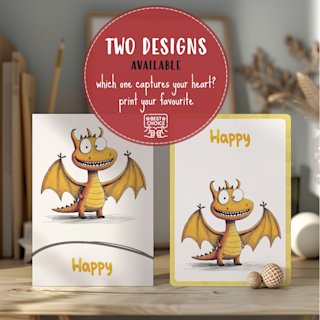 dragon-emotions-flashcards-kids-english - Image 8
