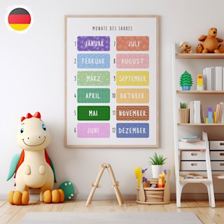 monate-poster-kinder-deutsch-german - Image 5