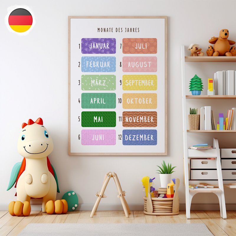 monate-poster-kinder-deutsch-german - Image 5