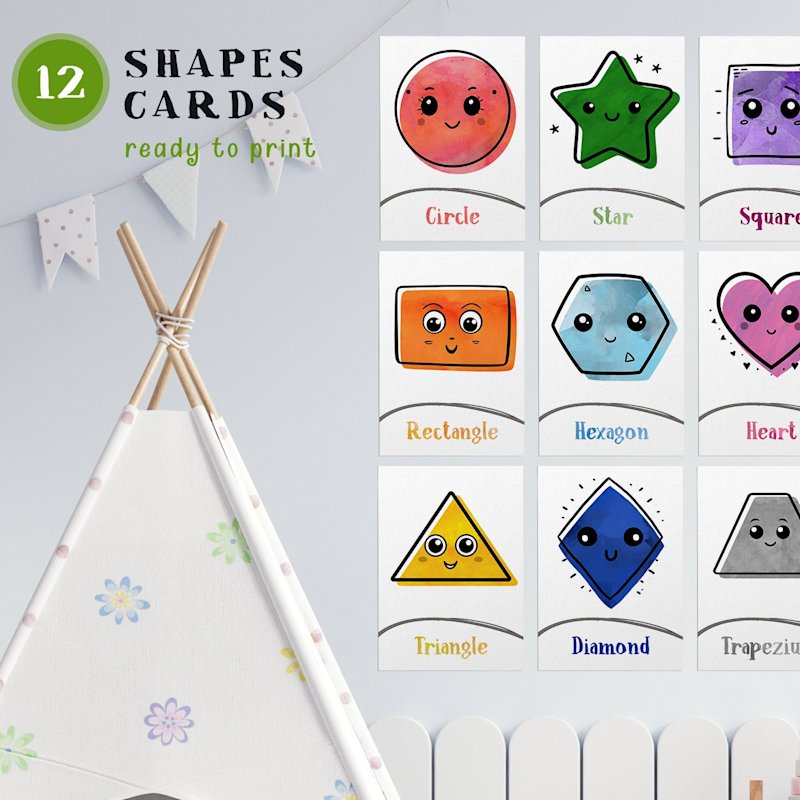 shapes-flashcards-for-kids-geometry - Image 1
