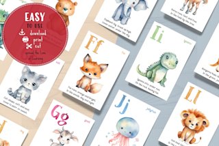 animal-alphabet-flashcards-with-rhymes - Image 2
