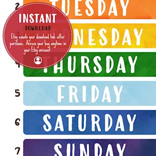 days-of-the-week-poster-kids-learning - Image 4