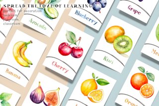fruits-flashcards-kids-printable - Image 6