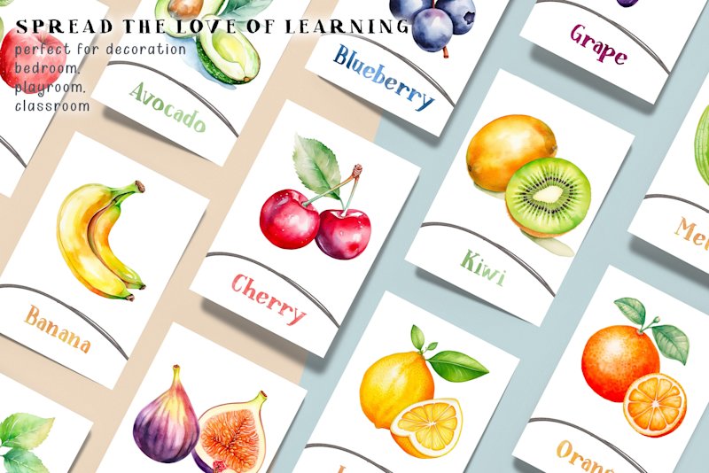 fruits-flashcards-kids-printable - Image 6