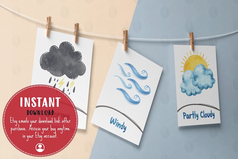 weather-flashcards-kids-printable - Image 7