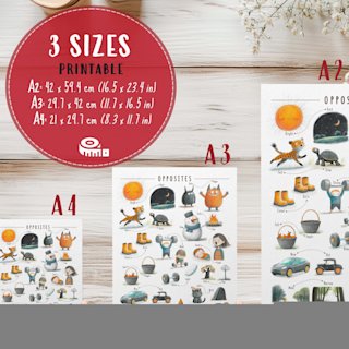 opposites-poster-kids-adjectives - Image 2