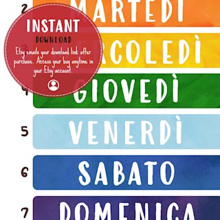 poster-giorni-settimana-italiano-bambini - Image 4