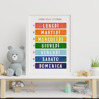 poster-giorni-settimana-italiano-bambini - Image 5