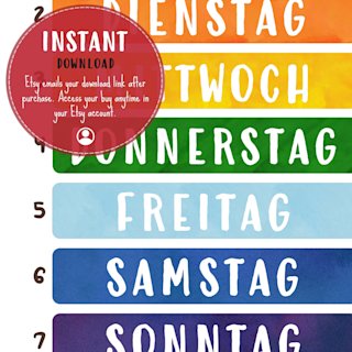 wochentage-poster-kinder-deutsch - Image 3