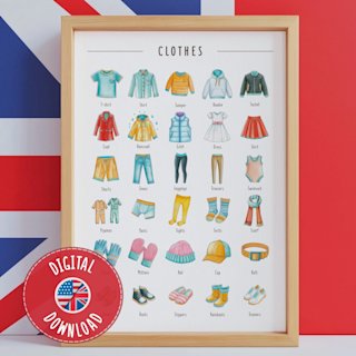 clothes-poster-kids-printable-clothing - Image 1