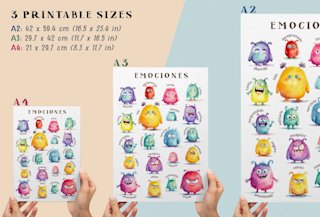 spanish-emotions-poster-watercolor - Image 2