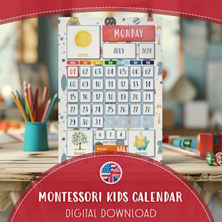 montessori-school-calendar-kids - Image 1