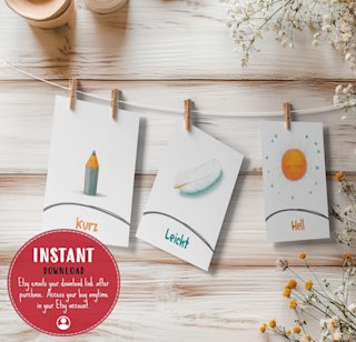 gegensatze-flashcards-kinder-deutsch-o - Image 3