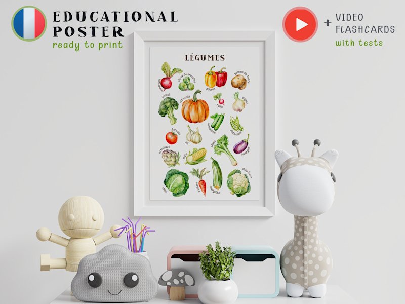 affiche-legumes-enfants-francais-o - Image 5
