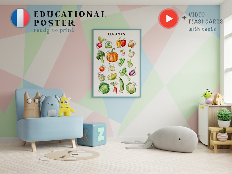 affiche-legumes-enfants-francais-o - Image 3
