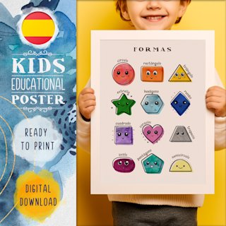 spanish-shapes-poster-o-geometric - Image 1