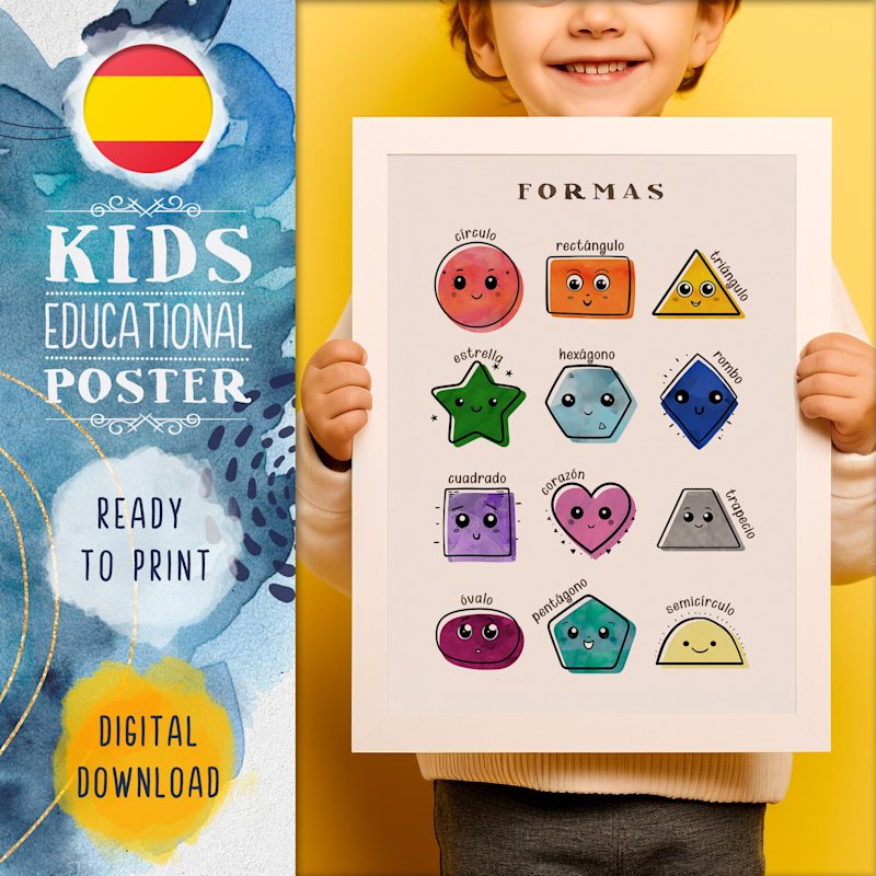 spanish-shapes-poster-o-geometric - Image 1