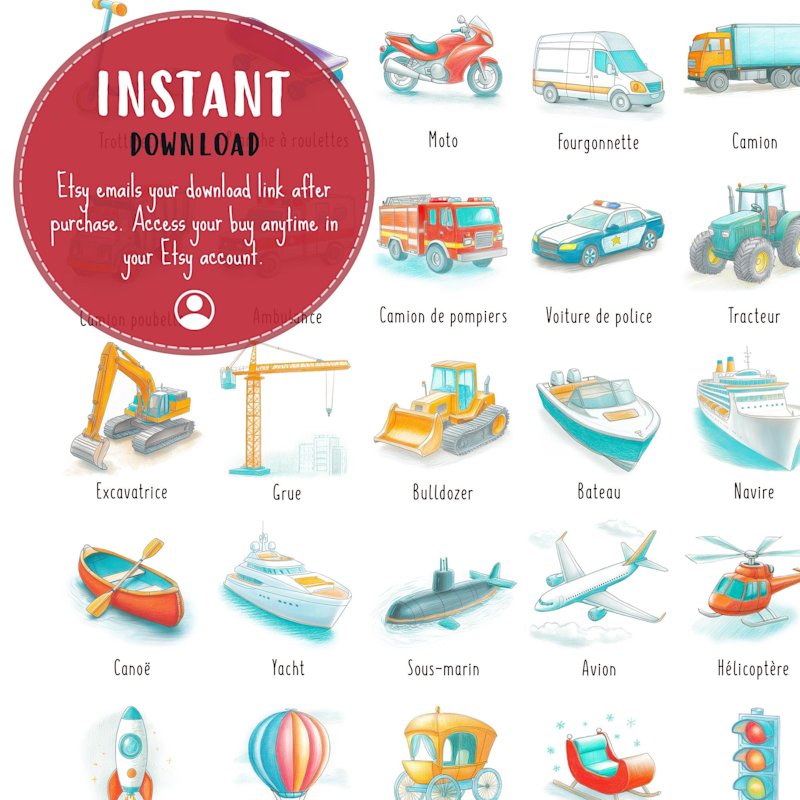 affiche-transport-francais-enfants-o - Image 3