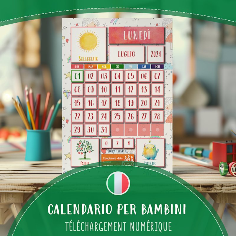 calendario-montessori-italiano-per - Image 1