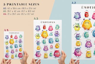 affiche-emotions-francais-o-monstres - Image 2