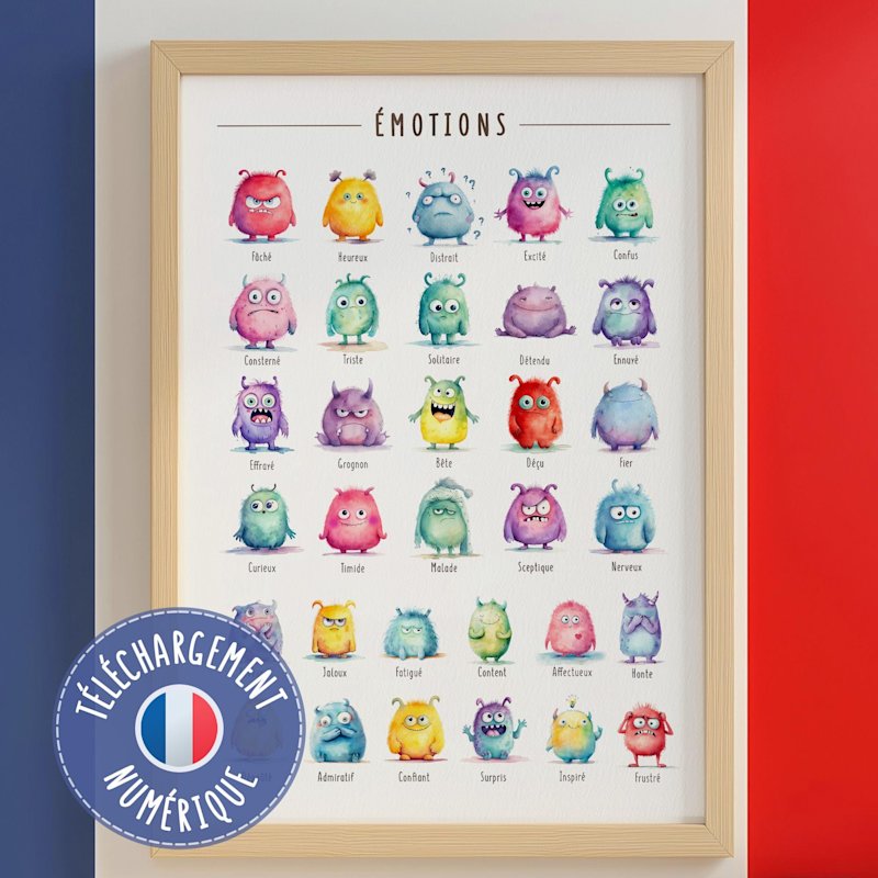 affiche-emotions-enfants-francais-o - Image 1