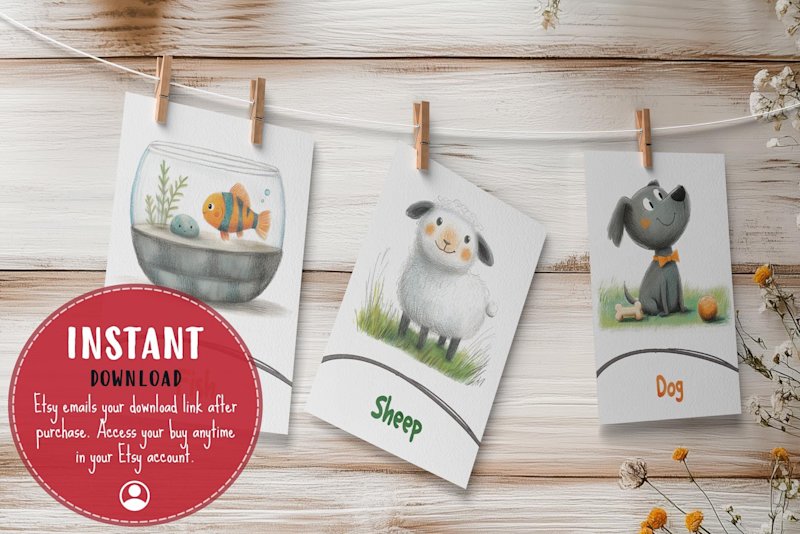 animal-flashcards-for-kids-cute-learning - Image 3