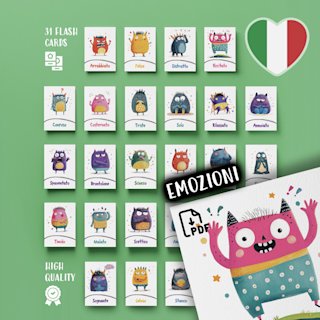 flashcard-emozioni-italiano-bambini - Image 1