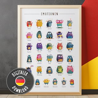 monster-gefuhle-poster-kinder-deutsch-o - Image 1