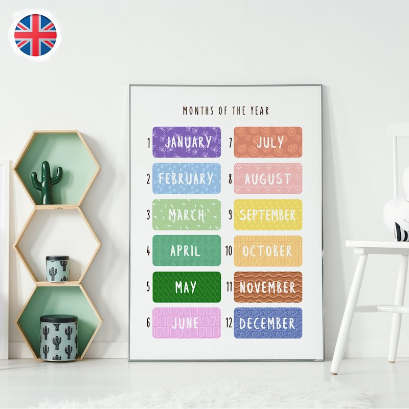months-year-poster-kids-printable-pdf - Image 3