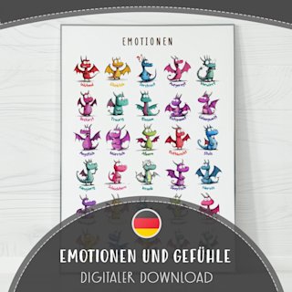 drachen-gefuhle-poster-kinder-deutsch-o - Image 1