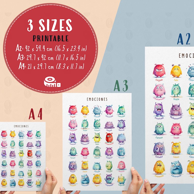 spanish-emotions-poster-watercolor - Image 2