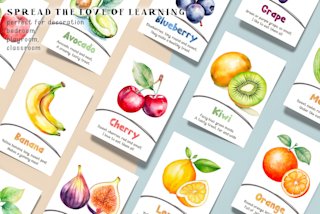 fruits-flashcards-rhymes-kids-printable - Image 6
