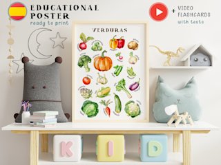 vegetables-spanish-poster-watercolor - Image 3
