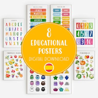 spanish-educational-posters-montessori - Image 1