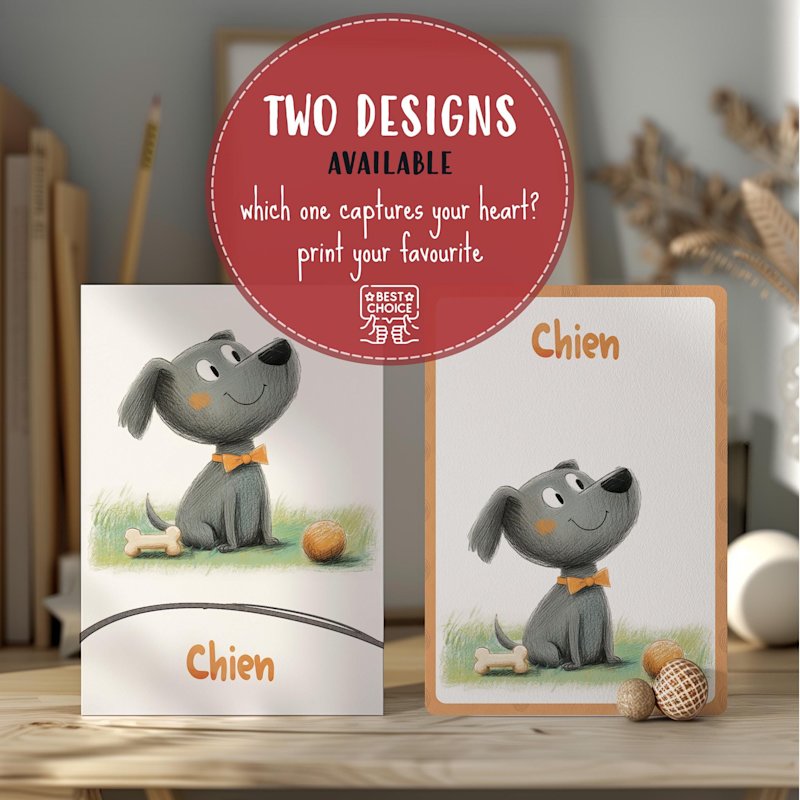 cartes-animaux-enfants-francais-o - Image 4