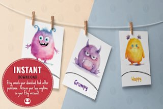 monster-emotions-flashcards-kids - Image 6