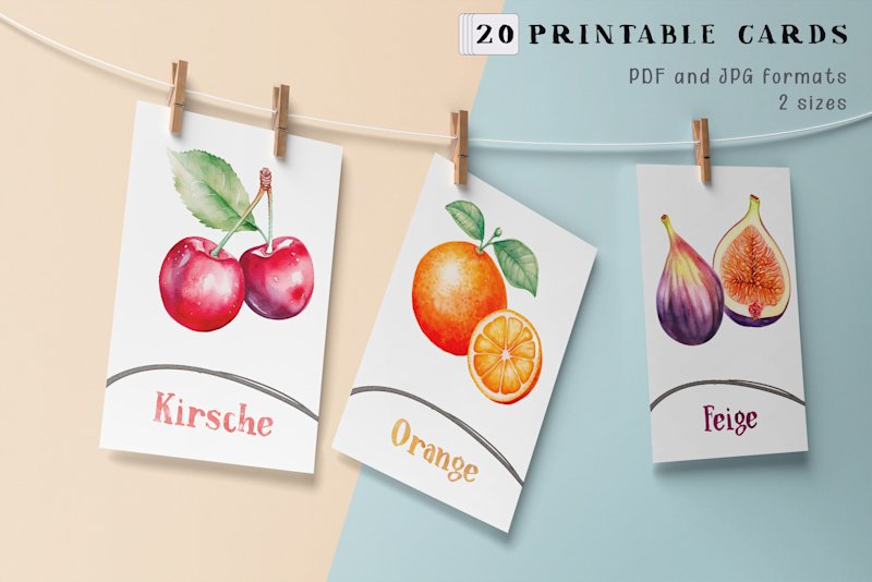 fruchte-flashcards-deutsch-o-german - Image 2