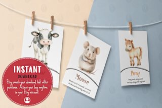 farm-animals-flashcards-kids-printable - Image 5